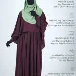 ANIKA CAPE STYLE ABAYA GOWN | GT-1484 - Image 3