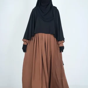 ANIKA CAPE STYLE ABAYA GOWN | GT-1513
